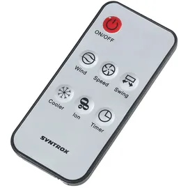 Syntrox Germany Verdunstungskühler 4-in-1 Luftkühler 12L Tank 80W weiß - Weiß