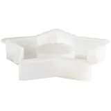 Rico Design Silikon Gießform Teelichthalter Stern, 11,5 x 11 x 2 cm / Außenmaß Silikonform 12,4 x 12,4 x 2,2 cm