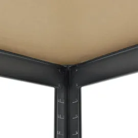 Juskys Lagerregal Metall 180 x 90 x 40 cm grau