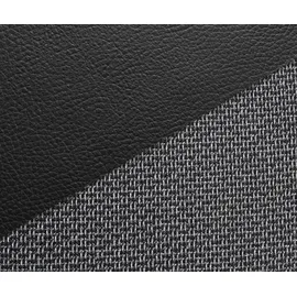 DeLife Wohnlandschaft Clovis XL Schwarz mit Hocker, Design Wohnlandschaften, Couch Loft, Modulsofa, modular