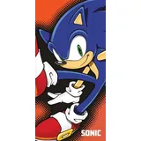 Jerry Fabrics Strandtuch / Badetuch Sonic the Hedgehog red