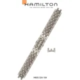 Hamilton Metall Jazzmaster Band-set Edelstahl H695.324.104 - silber