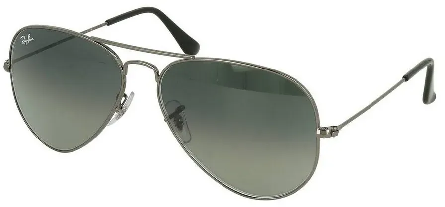 Ray-Ban Sonnenbrille Ray-Ban Aviator Large Metal RB3025 004/71 58 Gunmetal Grey Gradient grau