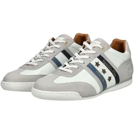 Pantofola d'Oro PANTOFOLA D ́ORO "Pantofola d'Oro Sneaker Veloursleder/Textil", Herren, Gr. 41, weiß (grau, weiß), Textil, Veloursleder, Schuhe Sneaker