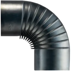 FireFix Ofenrohrbogen 90° Stahl Ø 120 mm schwarz