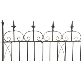 CLP Gartenzäune Mangold 4er Set 60 x 30 cm Bronze