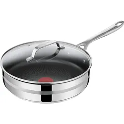 TEFAL E31033 Jamie Oliver Cook Smart Schmorpfanne (Edelstahl, Beschichtung: PTFE, 25 cm)