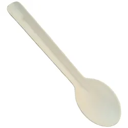 100  Einweg  Löffel Papier weiß 16 cm nachhaltig