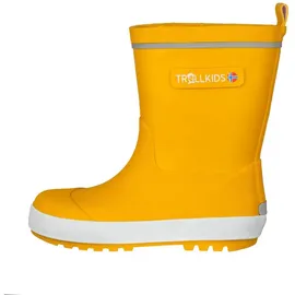 TROLLKIDS Lysefjord Gummistiefel Gelb 35