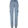 URBAN CLASSICS Damen Ladies Organic Stretch Denim Cargo Pants clearblue Bleached, 33
