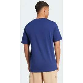 adidas T-Shirt mit Hund und Hoop Motiv blau S