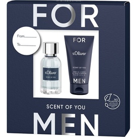 s.Oliver Scent Of You Men Eau de Toilette 30 ml + Shower Gel 75 ml Geschenkset