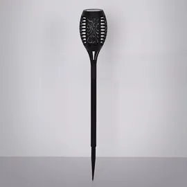 GLOBO Gartenfackel Kunststoff Höhe 59,5 cm 3er Set schwarz