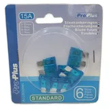 PRO PLUS ProPlus KFZ-Sicherungen Standard 15A blau 6 Stück