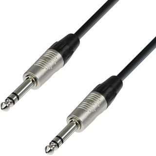 Adam Hall Cables Adam Hall 4 Star Serie Rean Mikrofonkabel (6,3 mm Stereo-Klinke auf 6,3 mm Stereo-Klinke; Länge: 9 m)