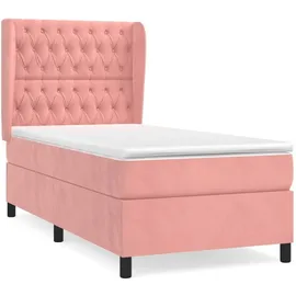 vidaXL Boxspringbett 100 x 200 cm Rosa