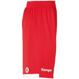 Kempa PLAYER LONG SHORTS Kids in rot/weiß 116
