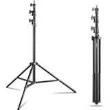 Wiltec Walimex pro AIR 290 Deluxe 290 cm, 7 kg), Lampenstativ, Schwarz