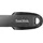 SanDisk Ultra Curve 3.2 Flash-Laufwerk 128 GB (bis zu 100 MB/s Lesen, RescuePRO Deluxe-Software, Schlüsselringöse) Schwarz