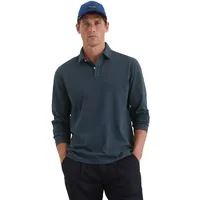 Marc O'Polo Poloshirt Slub-Jersey regular, blau xxl
