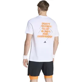 adidas Clay Is Not Graphic weiß XL