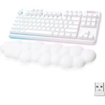 Logitech G 920-010689 Tastatur Gaming RF Wireless - Bluetooth QWERTY Nordisch Weiß