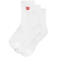 Wilson Quarter Top Socken 3 Paare Weiß 43-46
