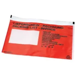 DOCUFIX Begleitpapiertasche C5 SK rot 250st. 2FVDO402024 Lief./Rech.