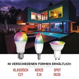 EMOS LED-Reflektorlampe MR16 4,8W GU10 RGB 2700-6500 K