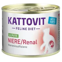 KATTOVIT Feline Diet Nassfutter Katze Niere/Renal Adult Pute 12x185 g