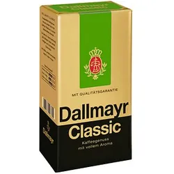 Dallmayr Classic Kaffee, gemahlen Arabica- und Robustabohnen kräftig 500,0 g