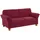 Home Affaire "Borkum, B: 186cm", rot (bordeaux), B:186cm H:87cm T:88cm, Struktur (100% Polyester);Luxus-Microfaser ALTARA NUBUCK (100% Polyester);MELROSE (100% Polyester);Luxus-Microfaser Toro (100% Polyester), Sofas, mit Federkern