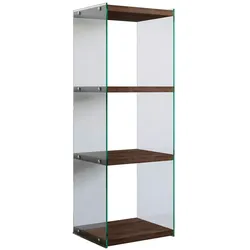 WellHome Rhin Bücherregal, 100% Kiefernholz massiv