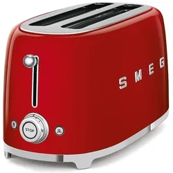 Smeg TSF02RDEU Toaster 4 Scheibe(n) 1500 W Rot