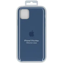 Apple iPhone 11 Pro Max Silikon Case alaska blau
