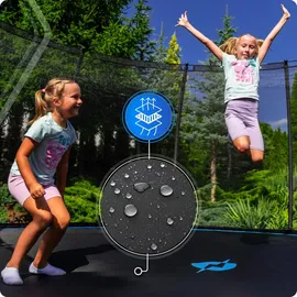 Thunder Gartentrampolin Ultra 366 cm inkl. Sicherheitsnetz Blau