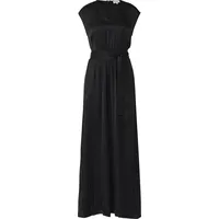 s.Oliver Satin-Jumpsuit mit Extra Wide Leg - schwarz - 38