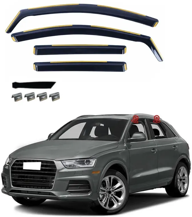 Set aus 4 Windabweisern für Audi Q3 I (2012–2018)