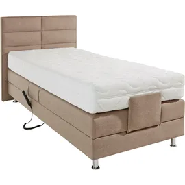 Westfalia Schlafkomfort Boxbett 104 x 210 cm Beige