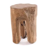 DESIGN DELIGHTS Hocker Log 29 x 41 x 29 cm Beige