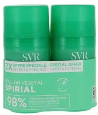 SVR Spirial Vegetal Duo Roll-On 2x50ml