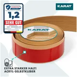 Karat Profil - Zuschneidbar & Selbstklebend - Starker Halt | Acryl Selbstkleber | Eiche-Vintage Länge: 15 m