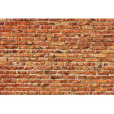 Papermoon Fototapete "Red Brick Wall", bunt, B:2,5m L:1,86m, Vlies, Tapeten