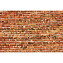 Papermoon Fototapete "Red Brick Wall", bunt, B:2,5m L:1,86m, Vlies, Tapeten