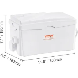 Vevor Hebeanlage, 350 W, 6000 l/h Durchfluss, 7 m Förderhöhe, Abwasserpumpe mit 3 Wassereinlässen für Keller, Küche, Spüle, Dusche, Badewanne,