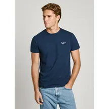Pepe Jeans Herren. PM508212 Original Basic-T-Shirt 3 N navy , 87535455-S