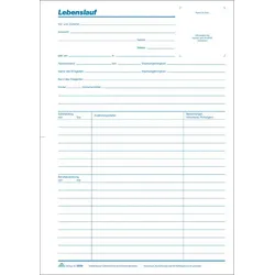 100 Stück RNK Lebenslauf 2933 für Erwachsene A4 4002871293303 RNK