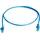 Telegärtner 100008053 RJ45 Patchkabel CAT 6 U/UTP 0.50m Blau Flammwidrig, Halogenfrei 1St.