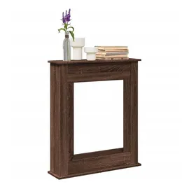 vidaXL Kaminumrandung 75 x 20 x 87,5 cm Braun