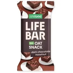 Lifebar OatSnack Dark Chocolate Hazelnut bio